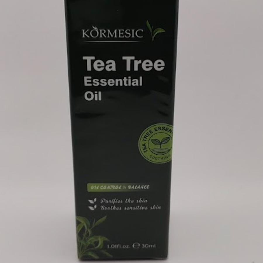 KORMESIC Tea Tree Essential Oil – Aceite Esencial de Árbol de Té para el Cuidado Facial (30 ml)